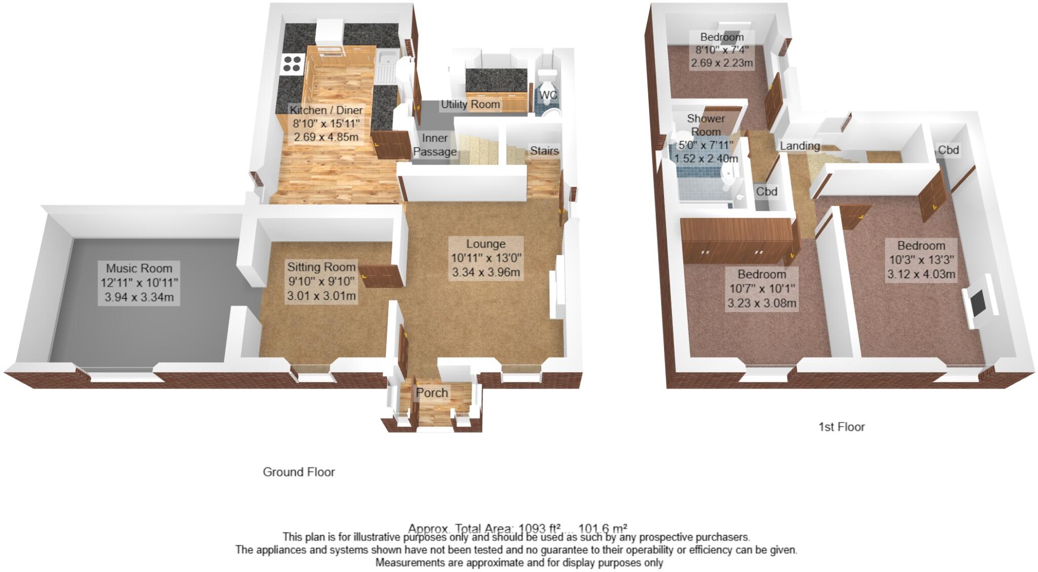 Kentmere Road, Staveley, Kendal, Cumbria, LA8 floorplan