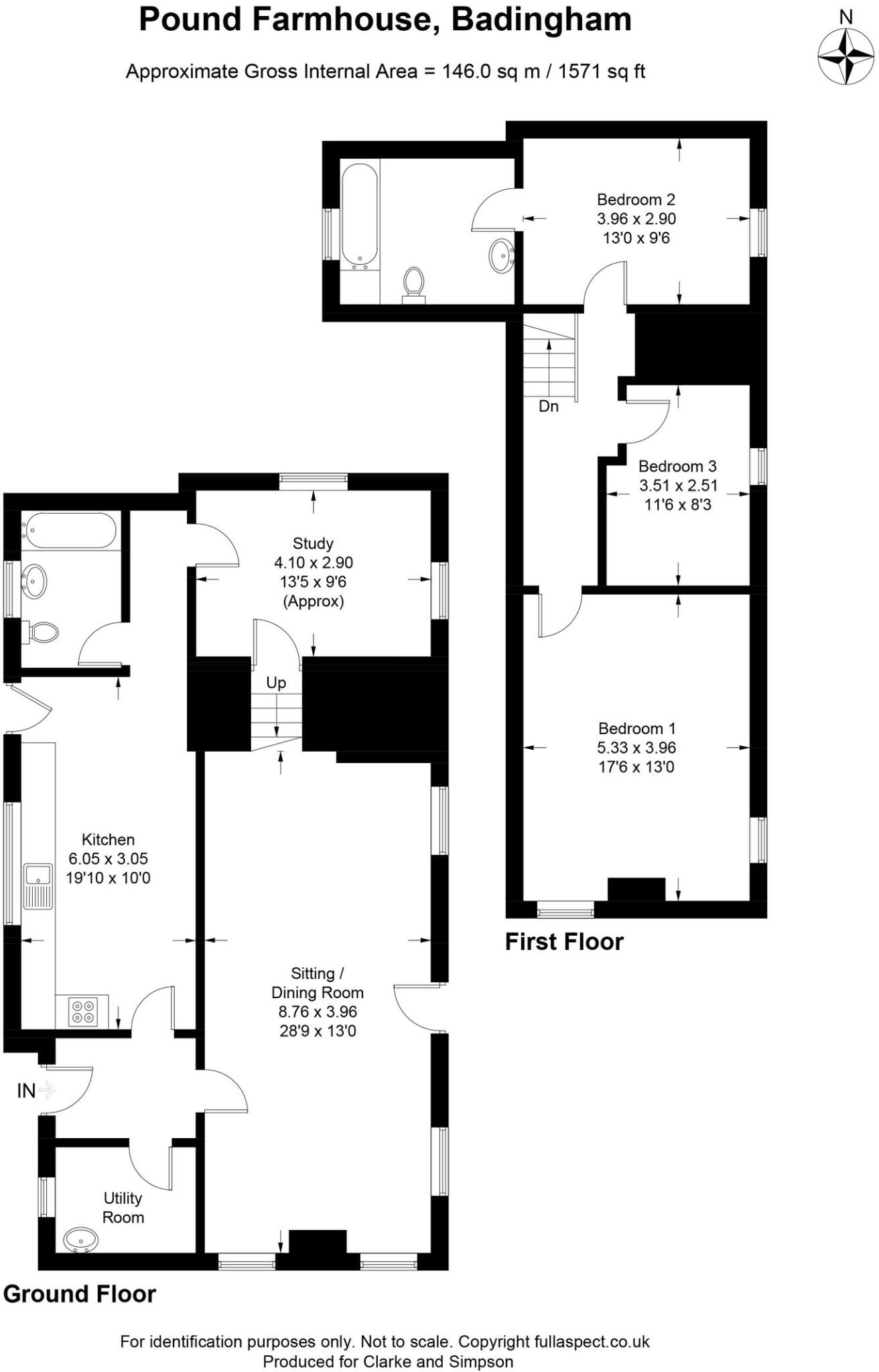 Badingham, Nr Woodbridge, Suffolk floorplan