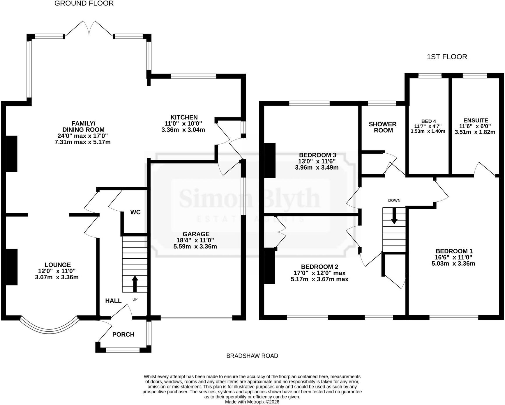 Bradshaw Road, Honley, HD9 floorplan