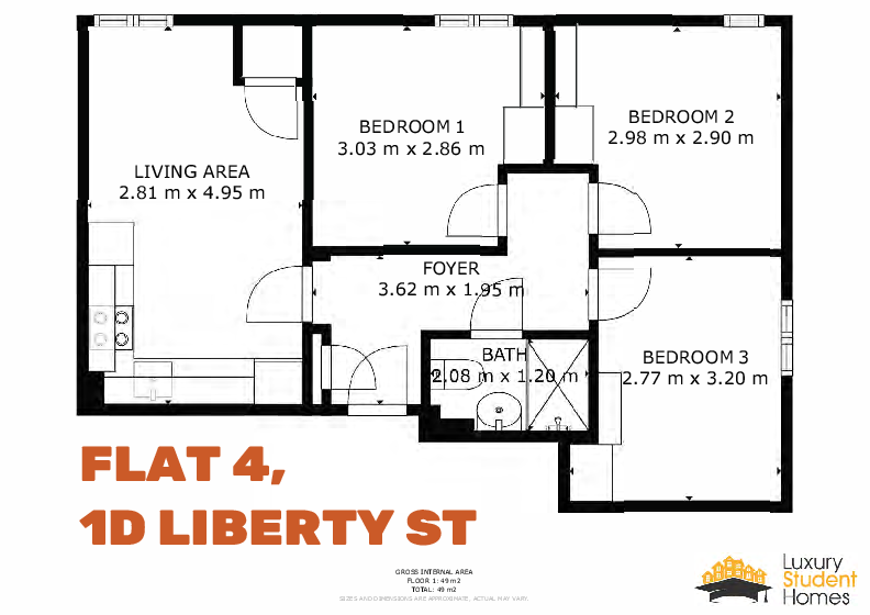 Liberty Street, Liverpool floorplan