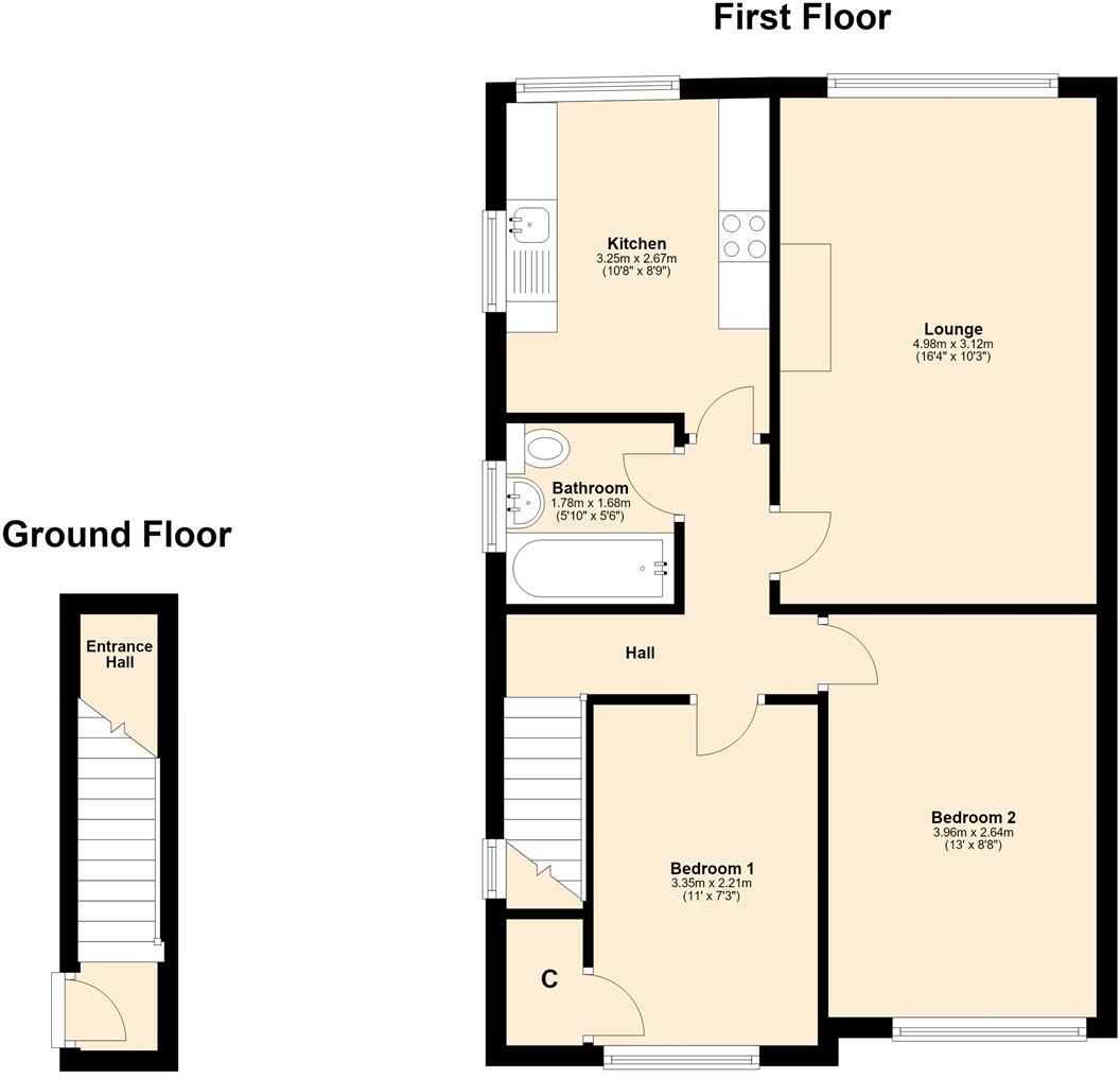 Fairey Avenue, Hayes floorplan