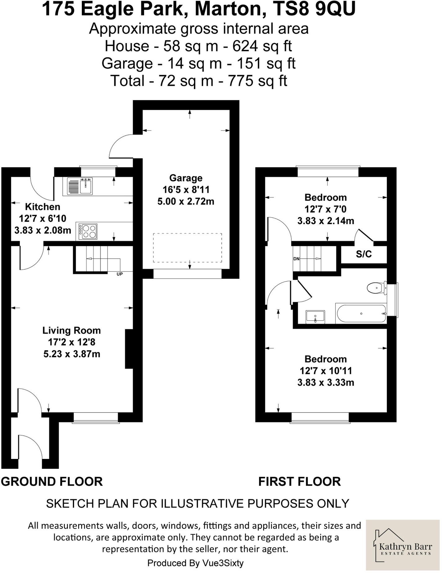 Eagle Park, Marton-in-Cleveland, Middlesbrough, TS8 9QU floorplan