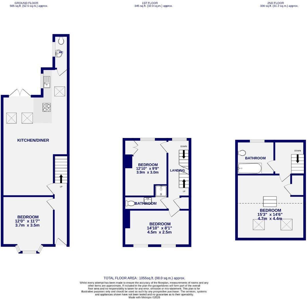Haxby Road, York floorplan