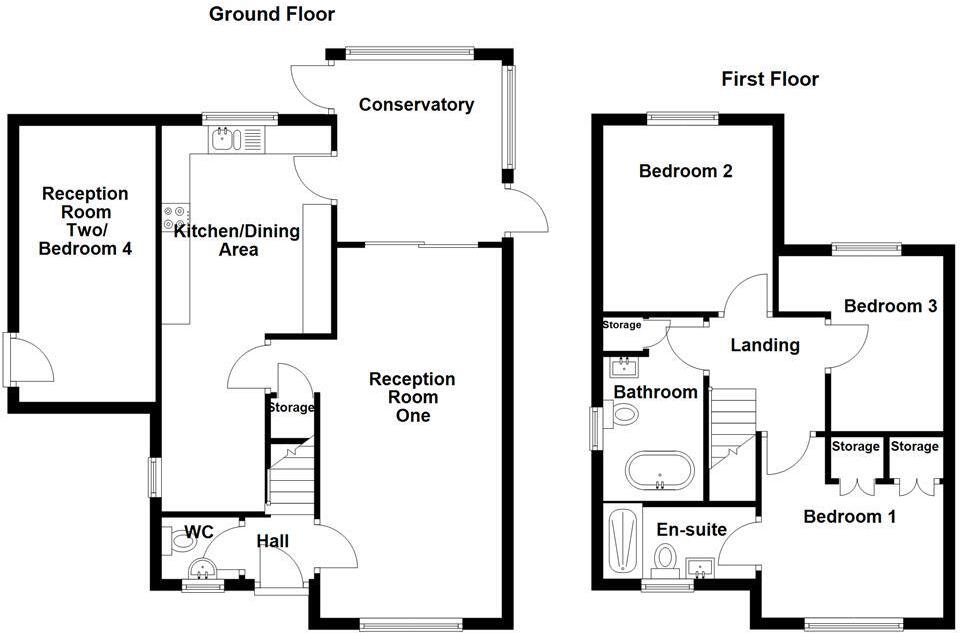Rochester Drive, Burnley floorplan
