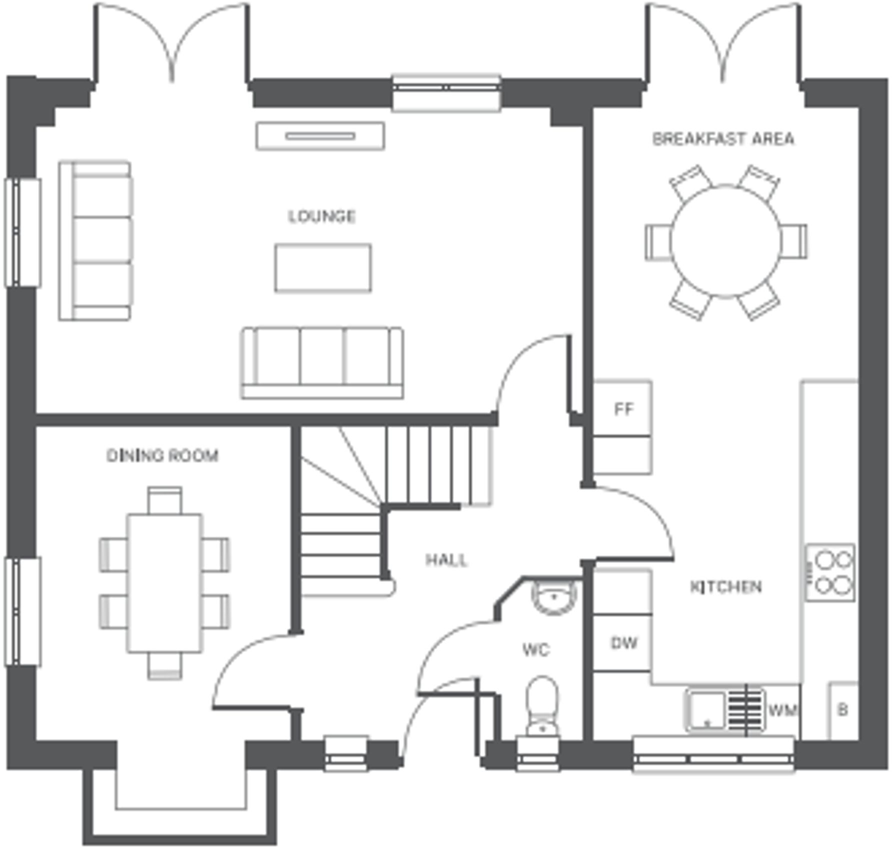 Royal Gardens, Wixams, MK45 floorplan
