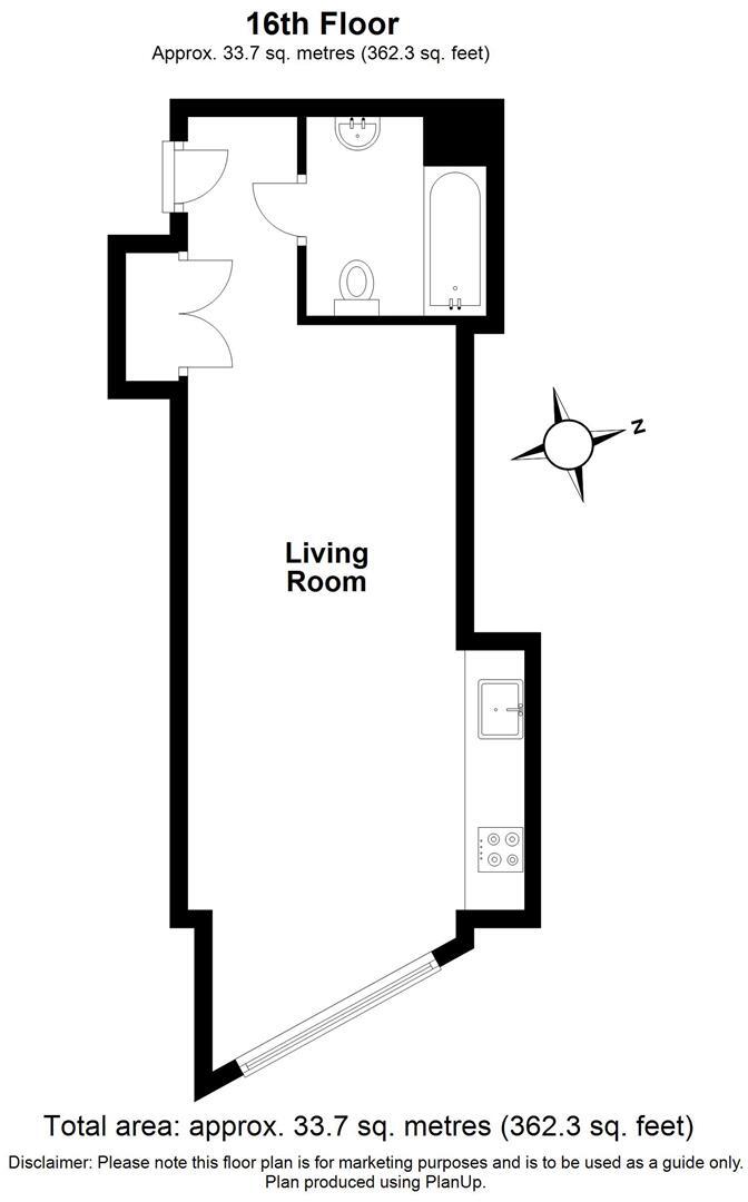 Strata Building, Walworth Road, London SE1 floorplan