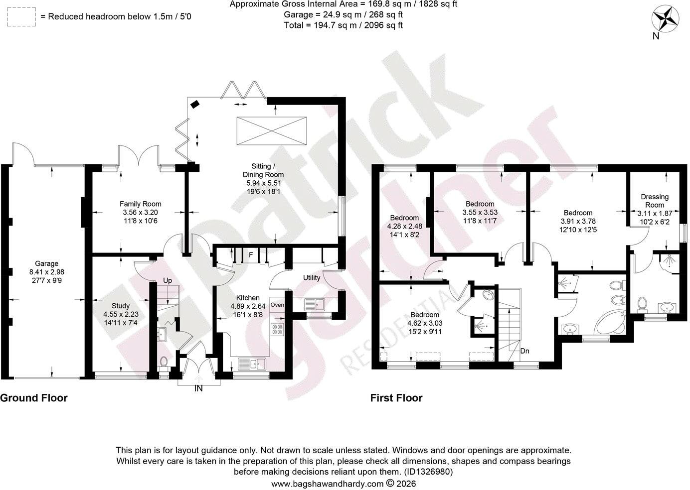 The Lorne, Great Bookham KT23 floorplan