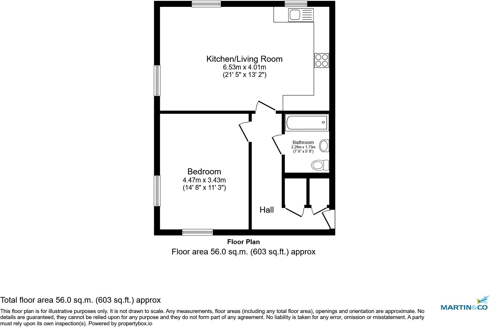 Megginson Way, Shortstown floorplan