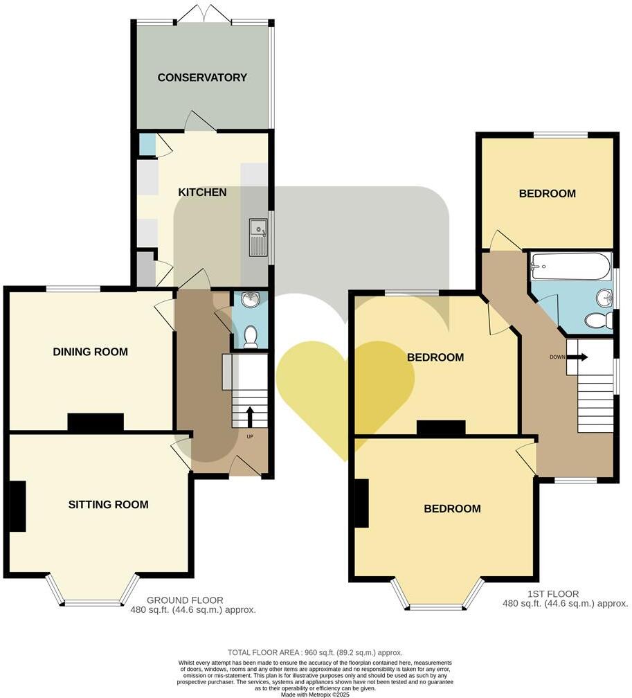 College Road, Newport floorplan