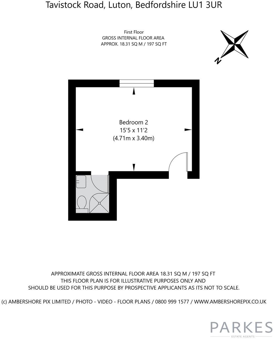 Tavistock Street, Luton, Bedfordshire, LU1 floorplan