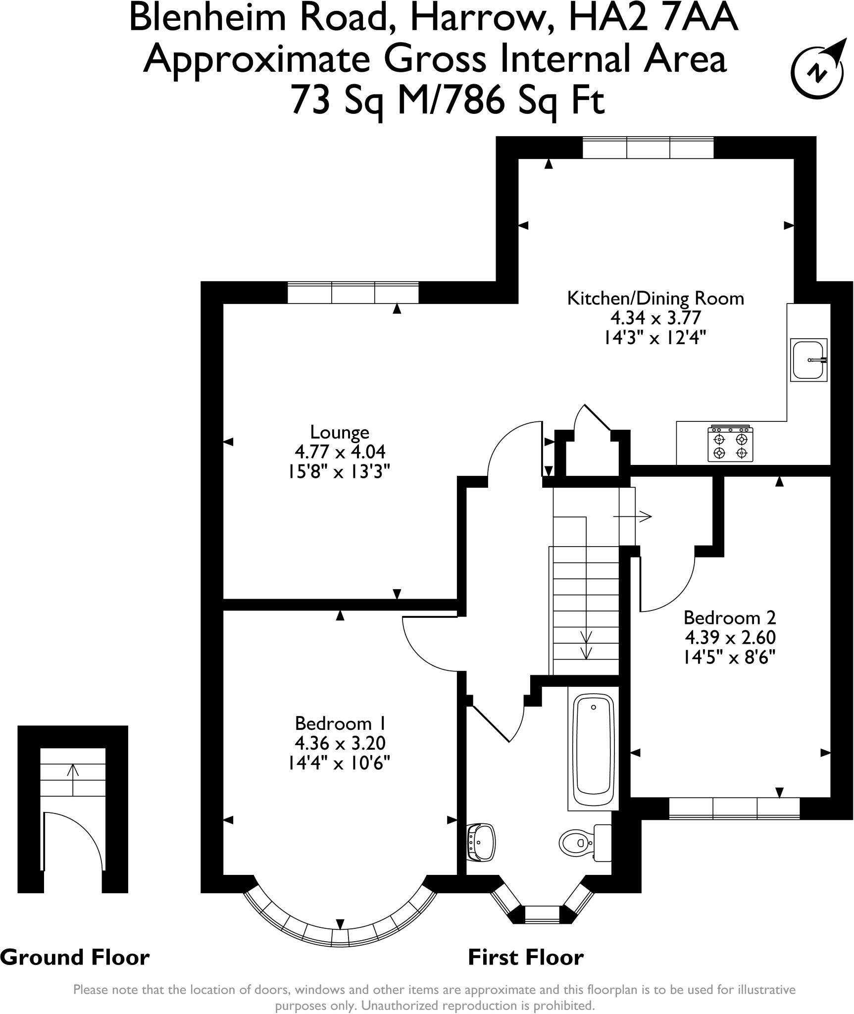 Blenheim Road floorplan