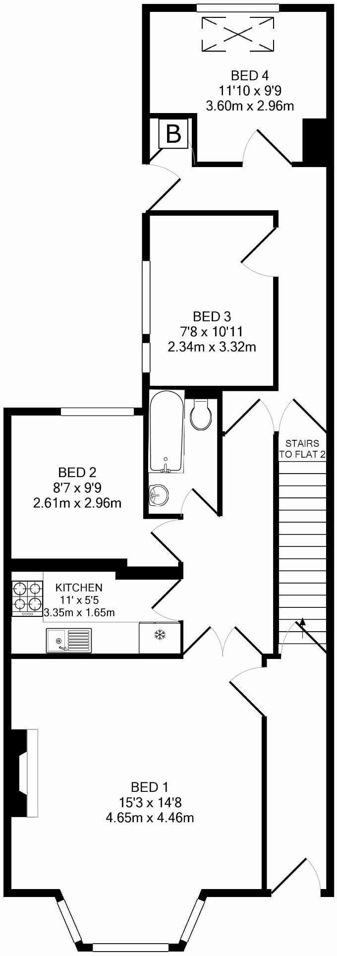 Queens Road, Jesmond, Newcastle Upon Tyne floorplan