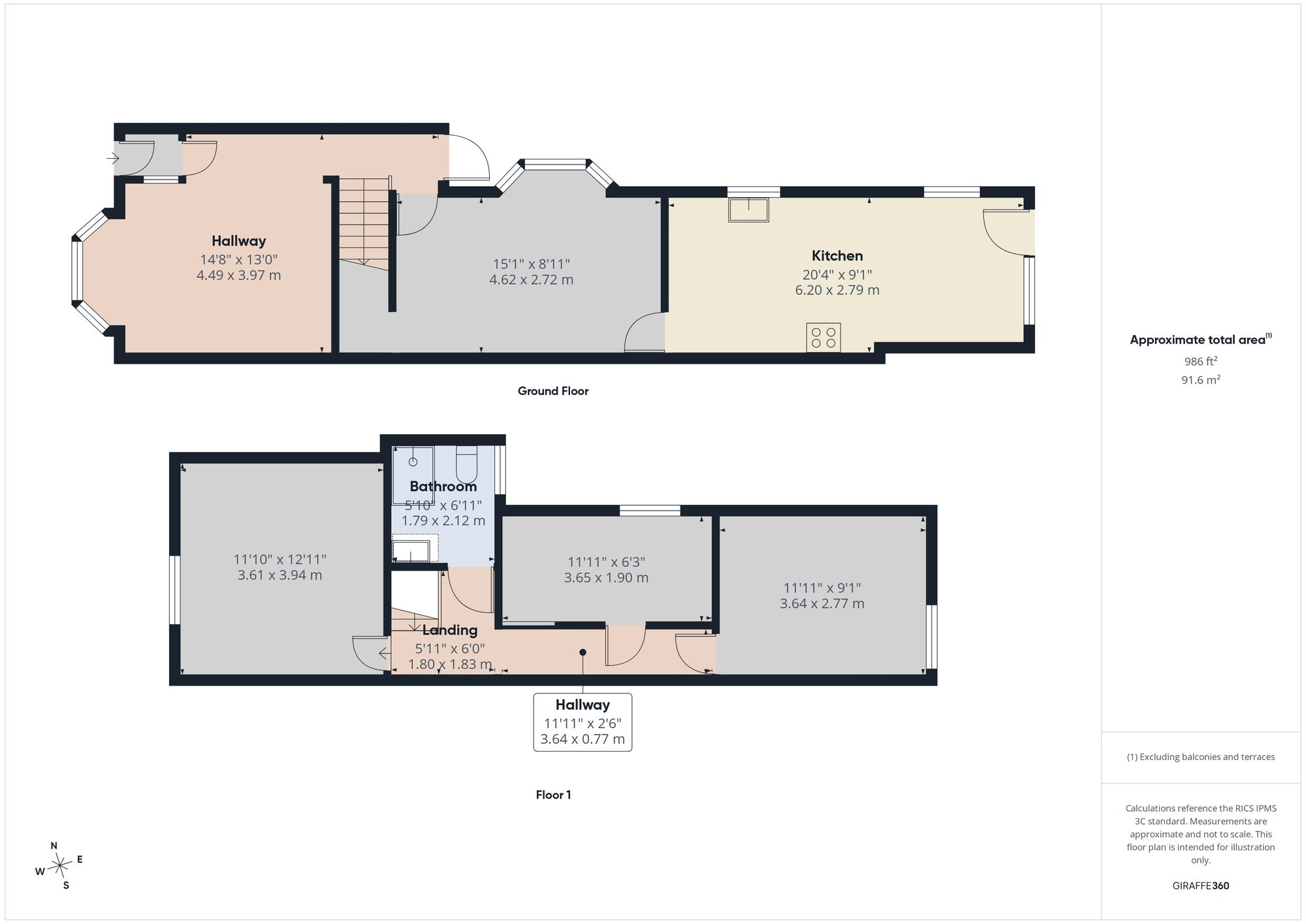 Dover Road, Portsmouth, PO3 floorplan