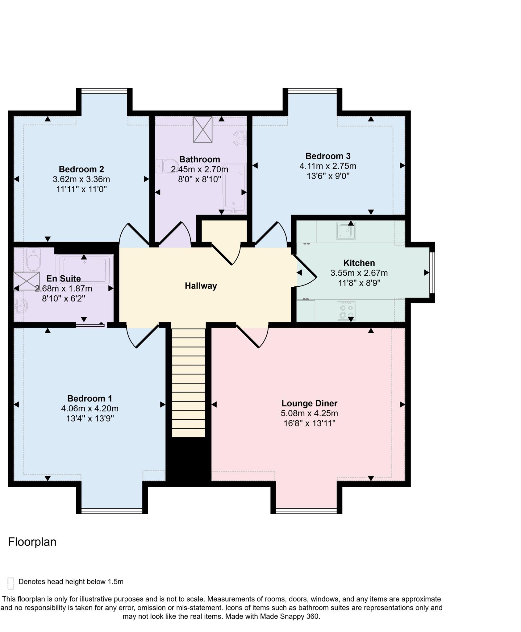 Branksome floorplan