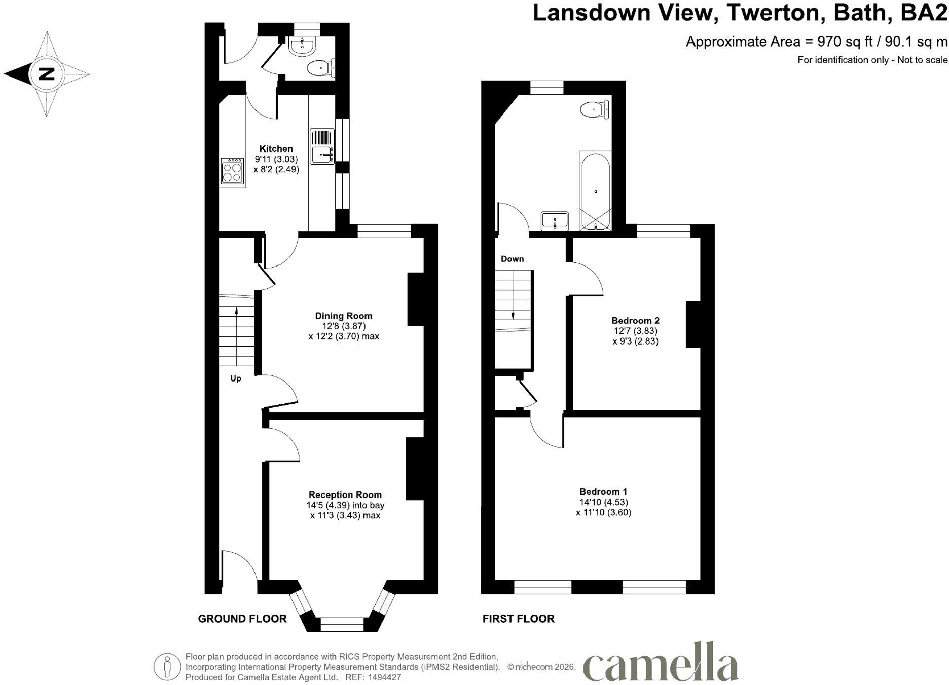 Lansdown View, Twerton, BA2 floorplan