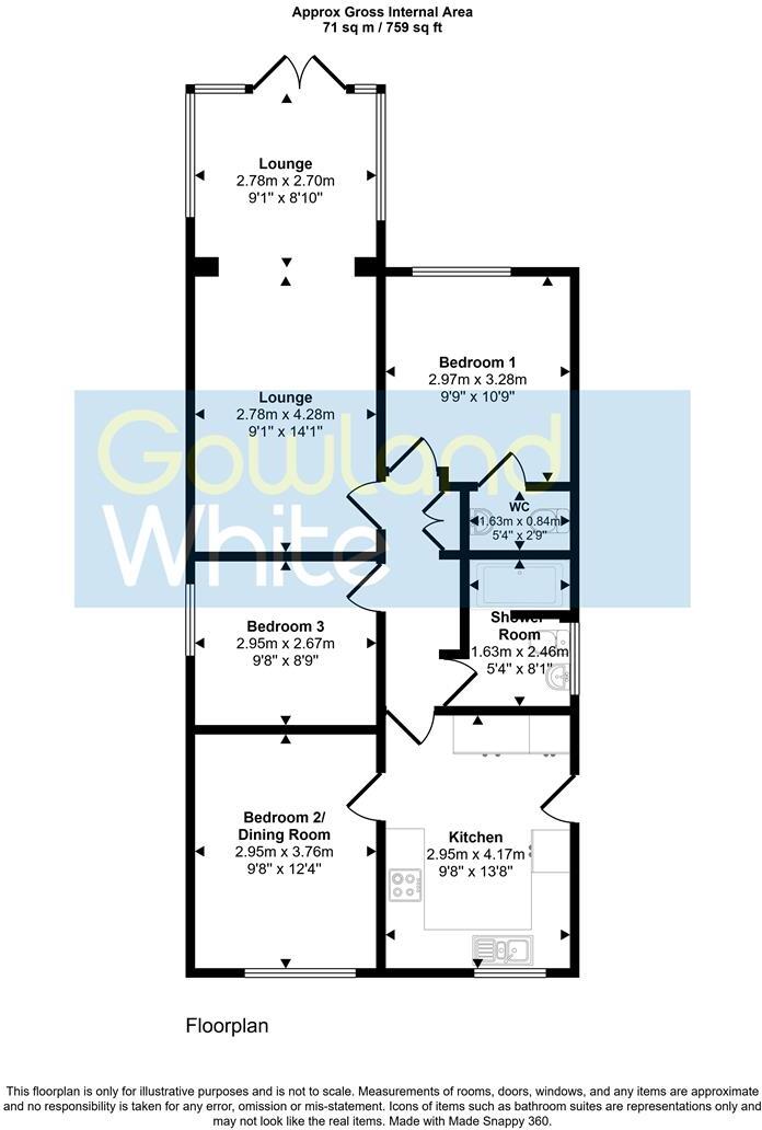 Glaisdale Road, Yarm, TS15 9RN floorplan