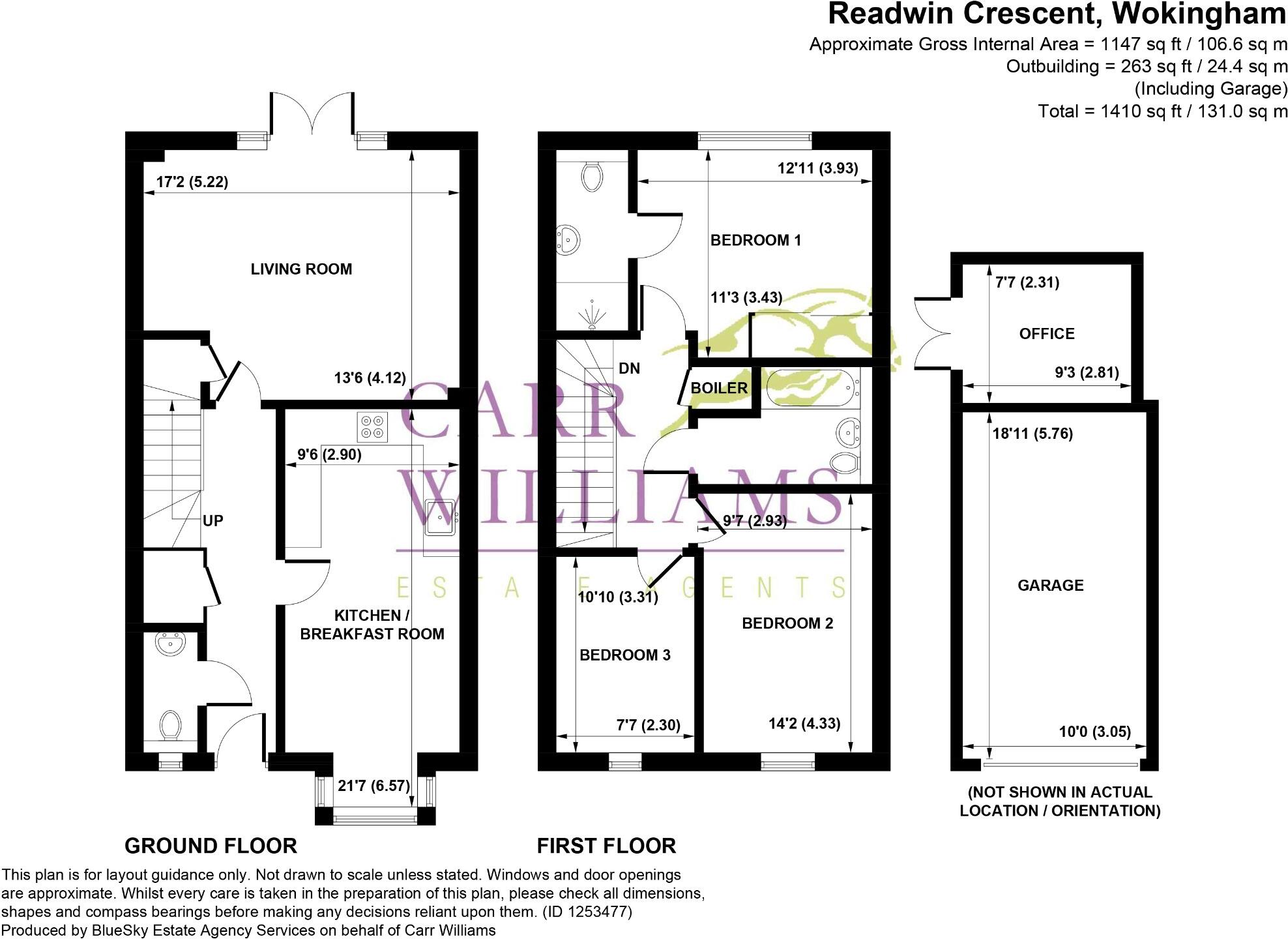 Readwin Cresent floorplan