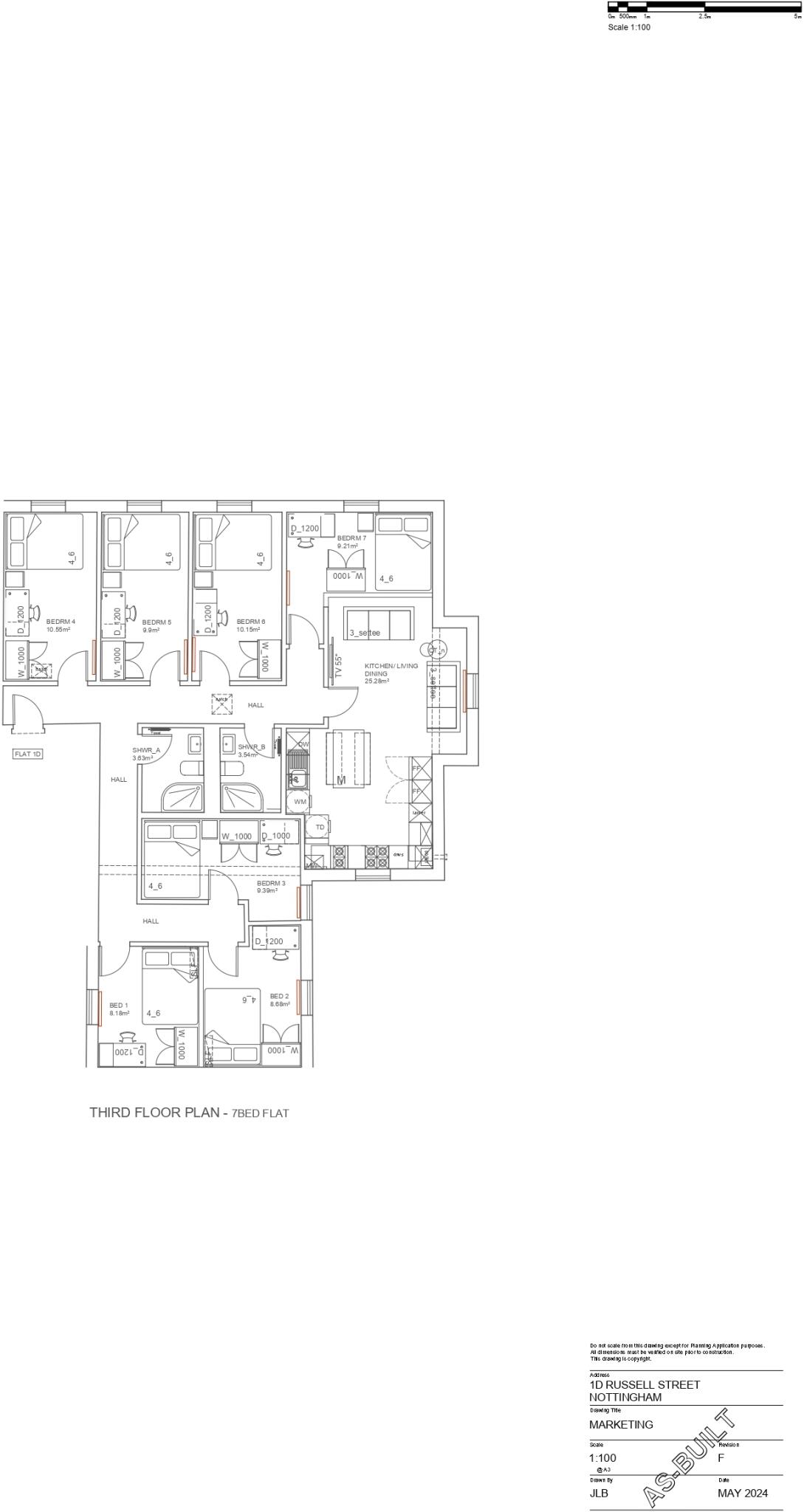 1d, Russell Street NG74FL floorplan