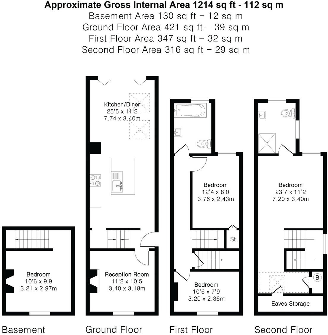Park Road, Guildford, GU1 floorplan