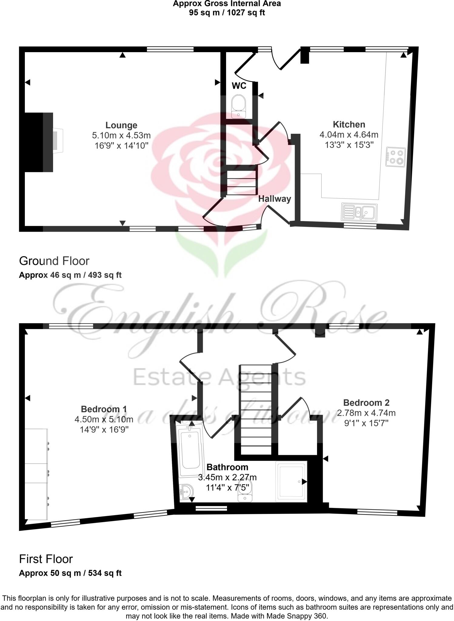 Saffron Cottage, Barn Court, Kirkby in Ashfield floorplan