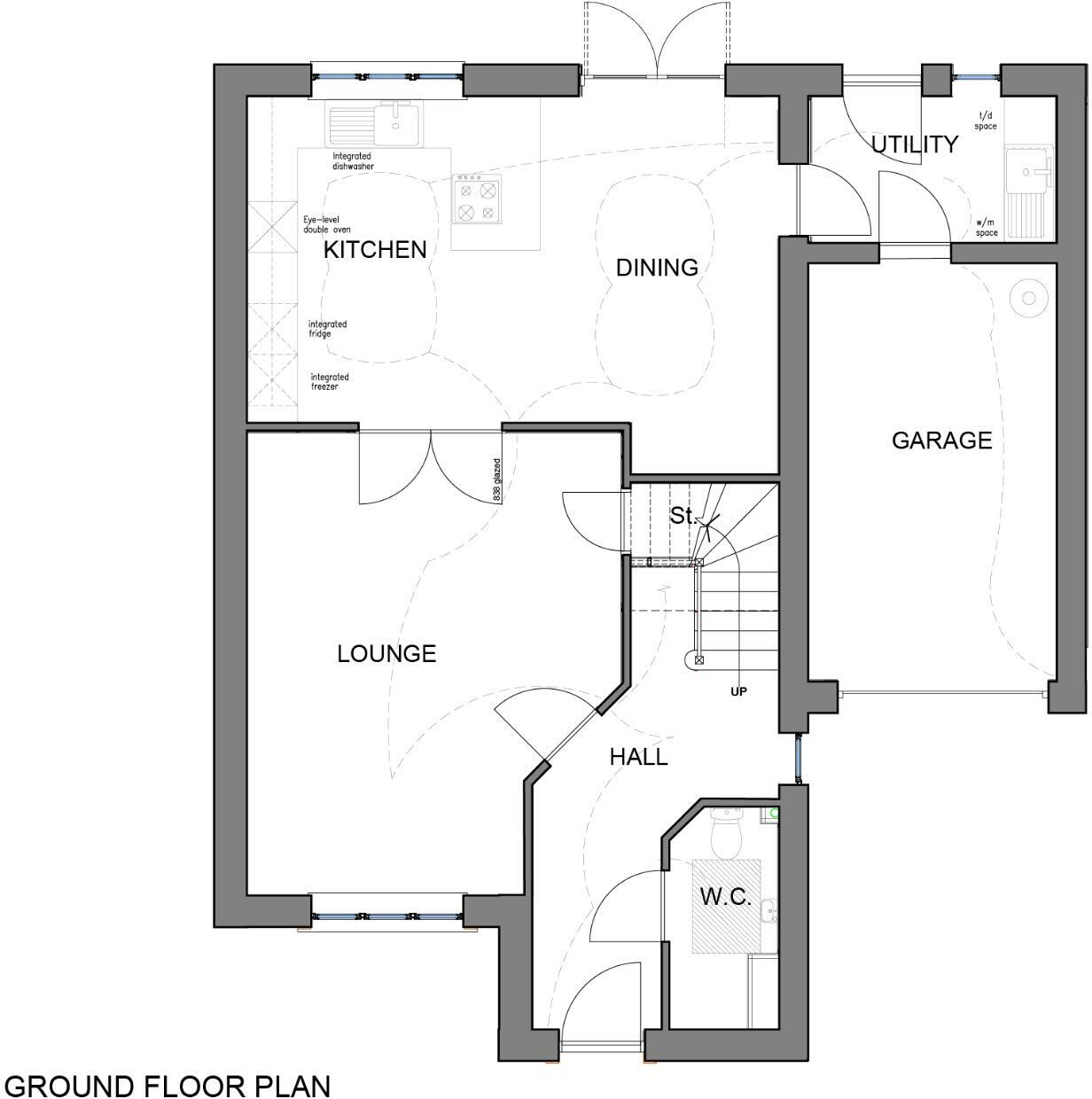 Croft Street,
Tarbolton,
KA5 5QS floorplan