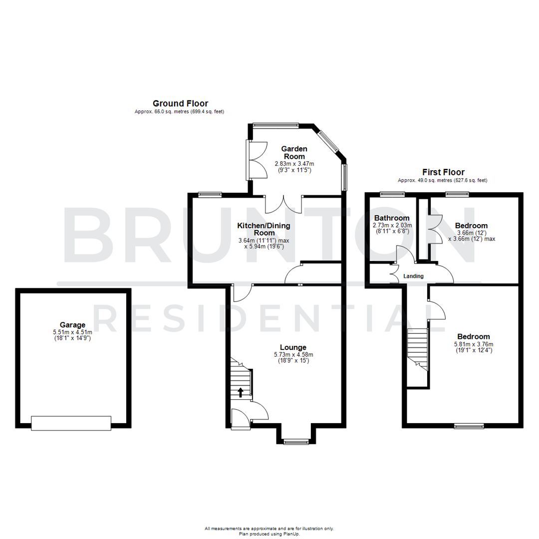 Wooley Burn Foot, Allendale, Hexham floorplan