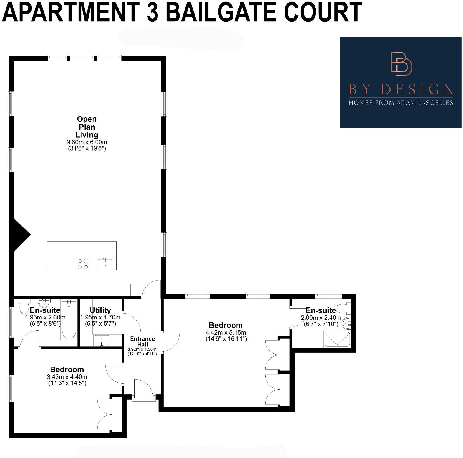 Bailgate Court, Wordsworth Street, Lincoln, Lincolnshire, LN1 3BS floorplan