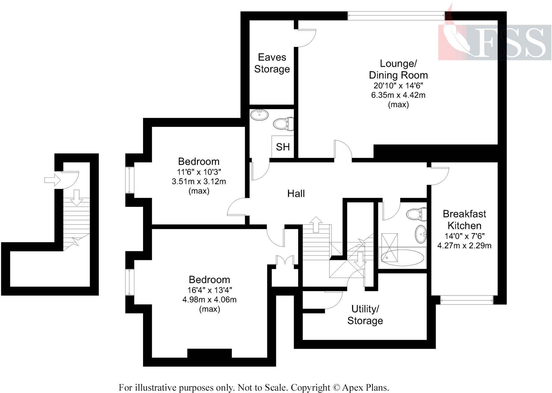 Rutland Drive, Harrogate, North Yorkshire, HG1 floorplan