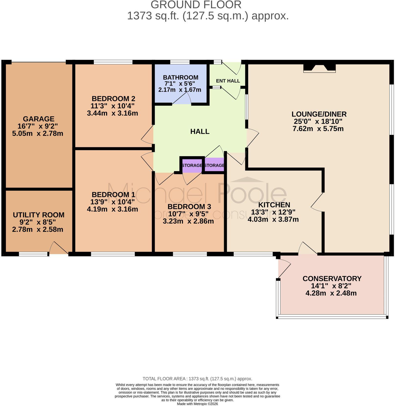 Seymour Close, Marske-By-The-Sea, TS11 floorplan