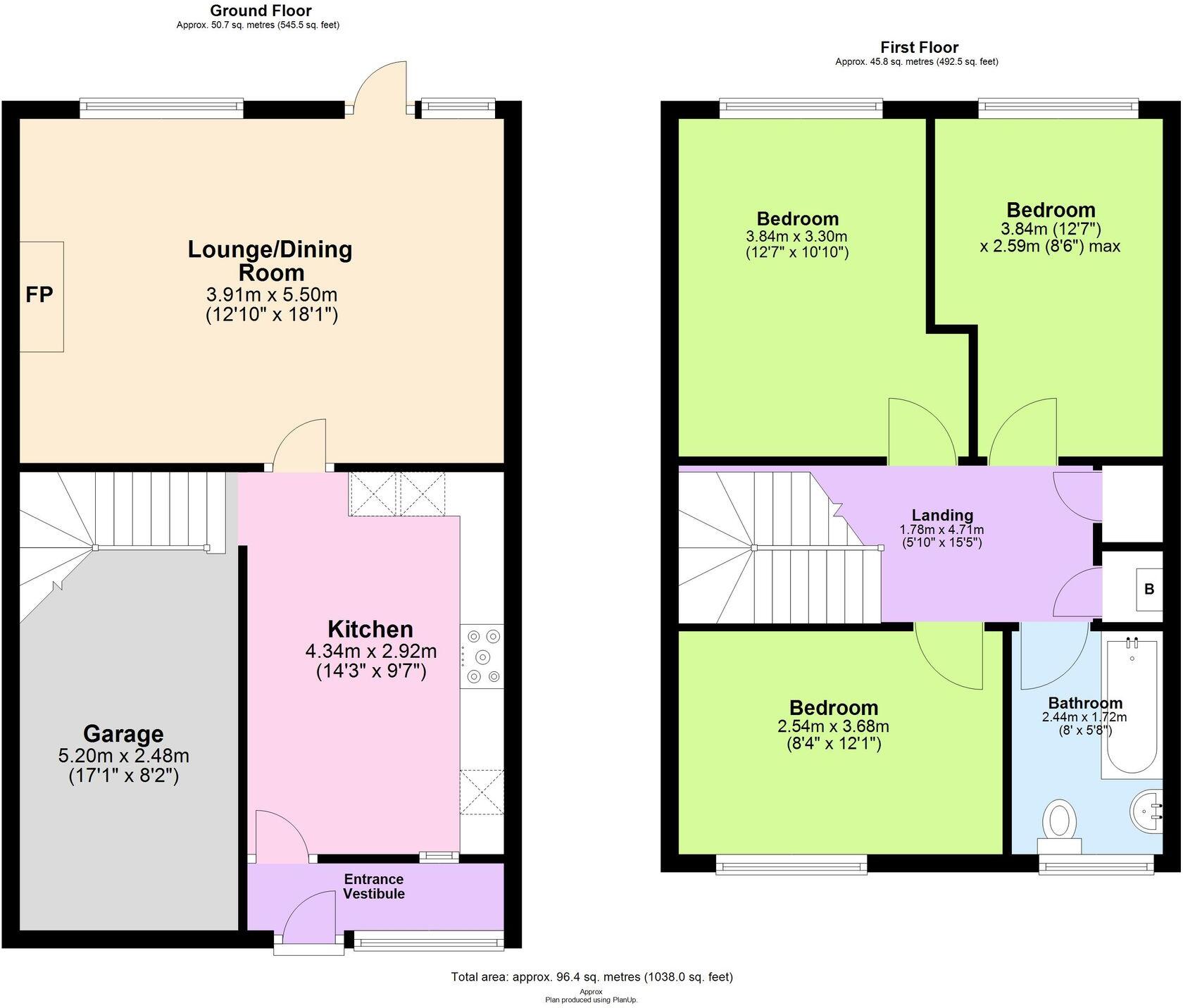 14, Braeside Road, Torquay, TQ2 floorplan