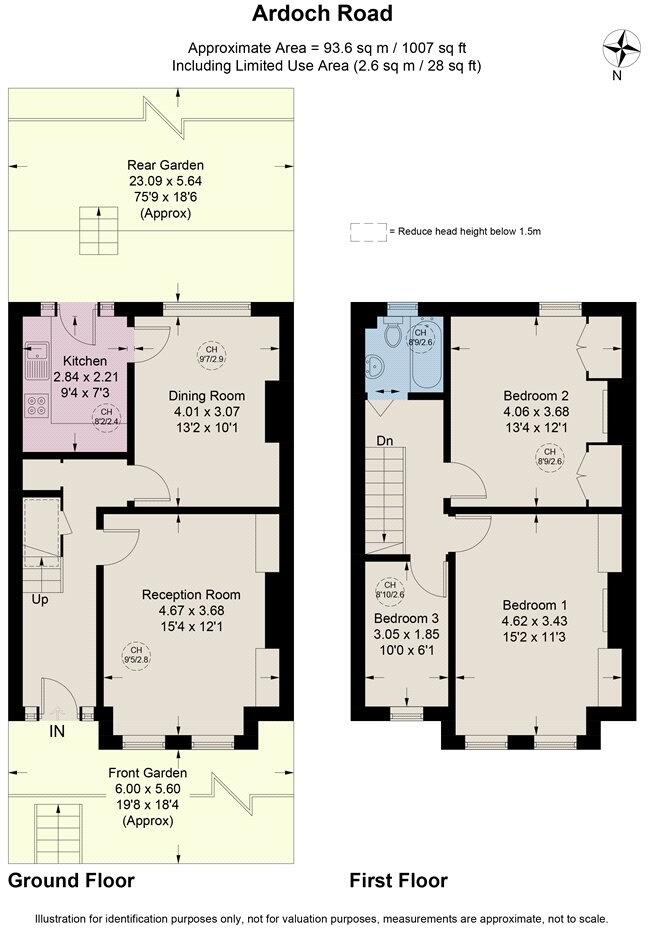 Ardoch Road, London, SE6 floorplan