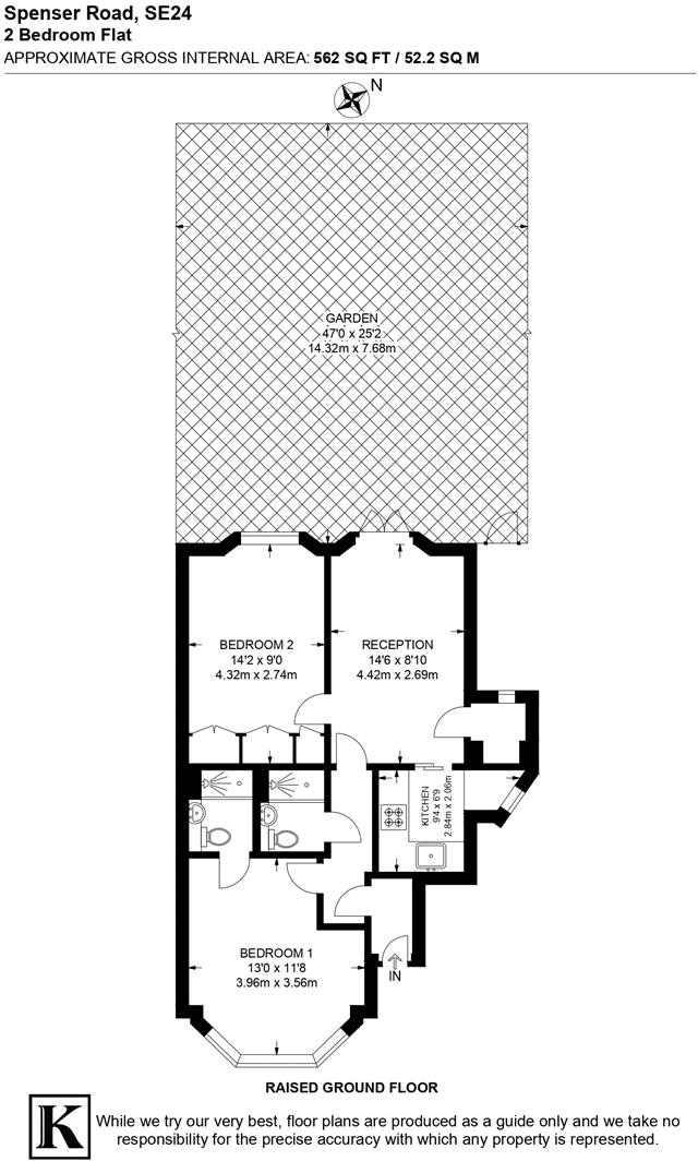 Spenser Road, SE24 floorplan