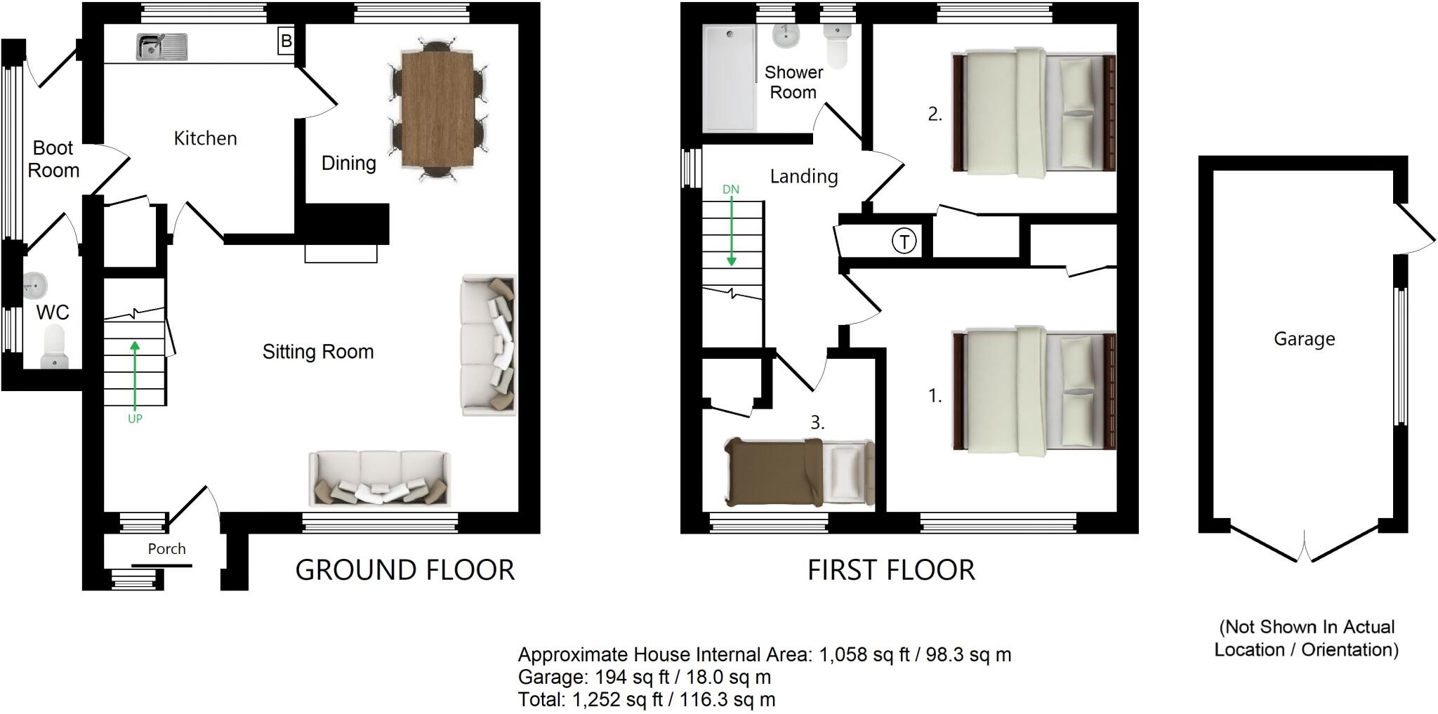 Woodbrook, Charing floorplan