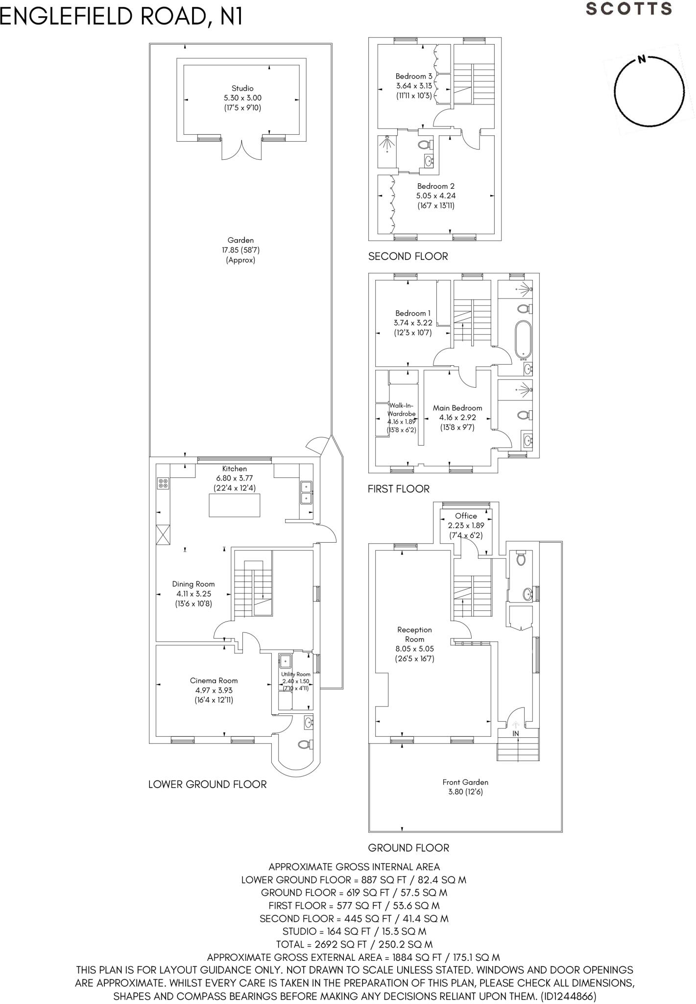 Englefield Road, De Beauvoir, Islington, London, N1 floorplan