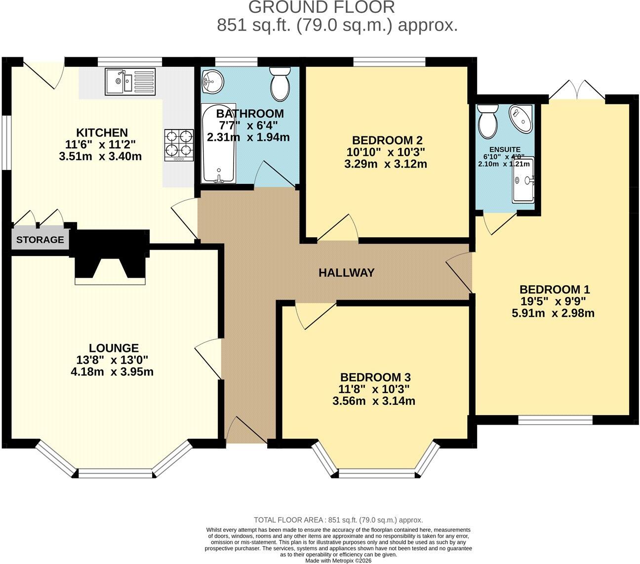 The Street, Beck Row, Bury St. Edmunds, Suffolk, IP28 floorplan