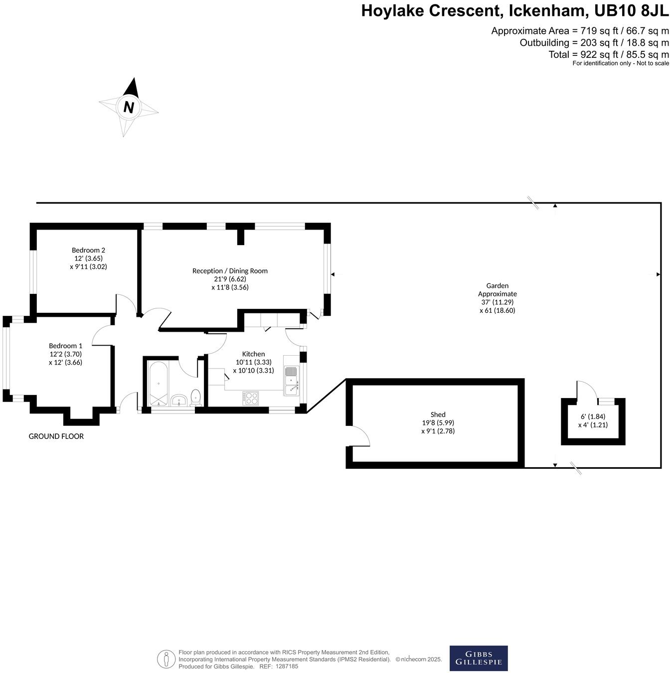 Hoylake Crescent, Ickenham, Uxbridge floorplan