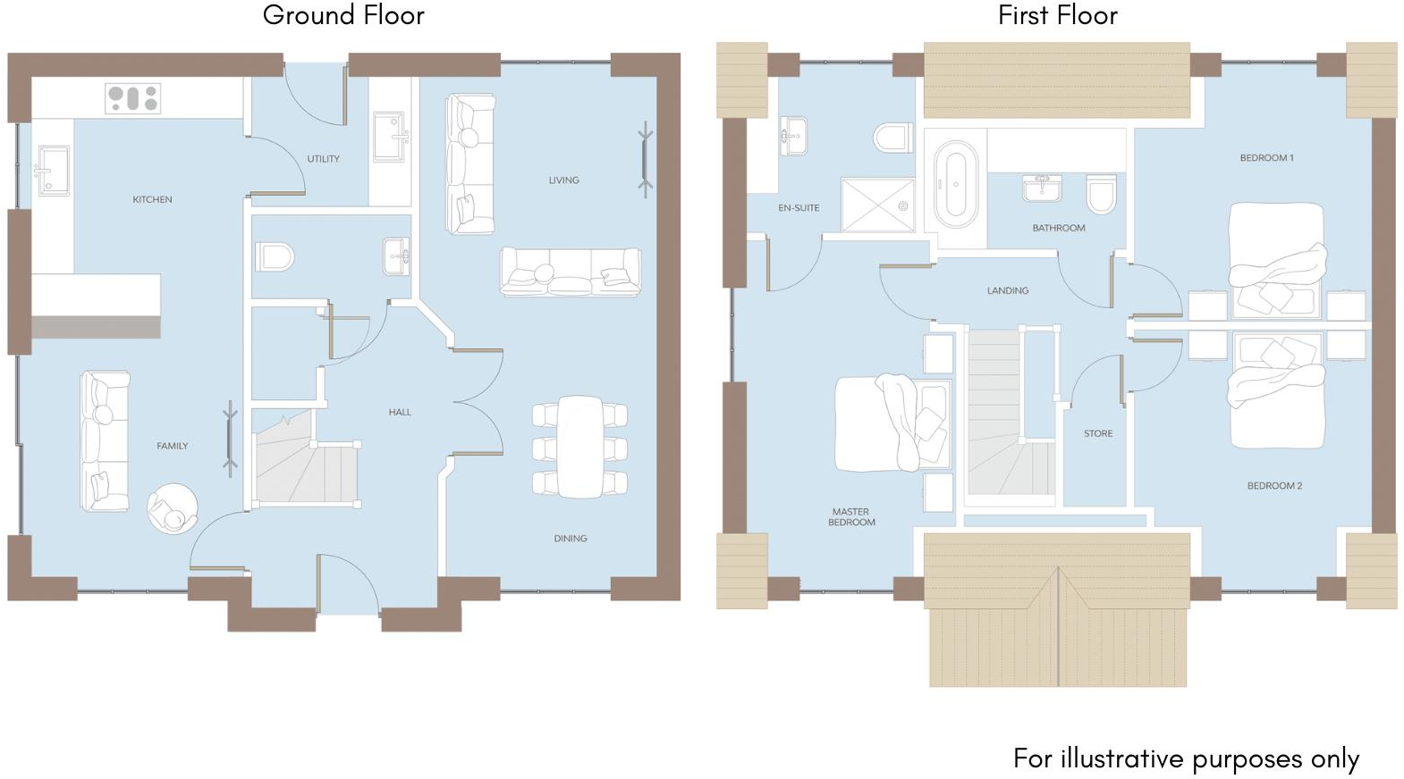 Sandstone Close, Front Street, Ellington floorplan