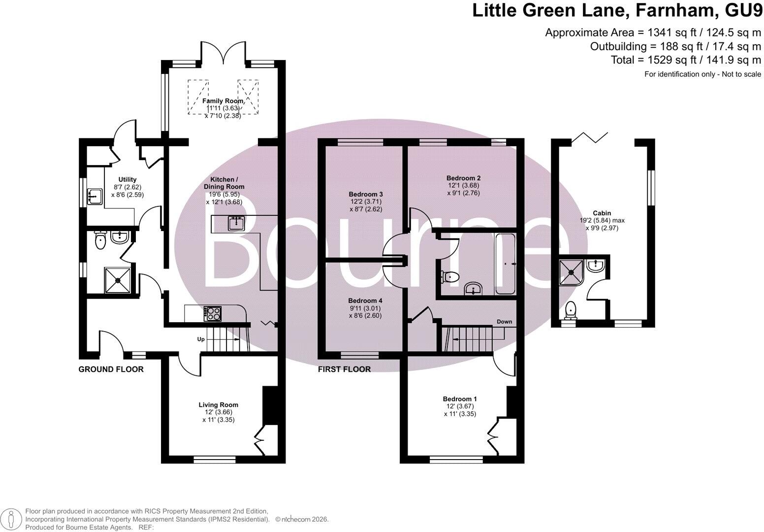Little Green Lane, Farnham, Surrey, GU9 floorplan