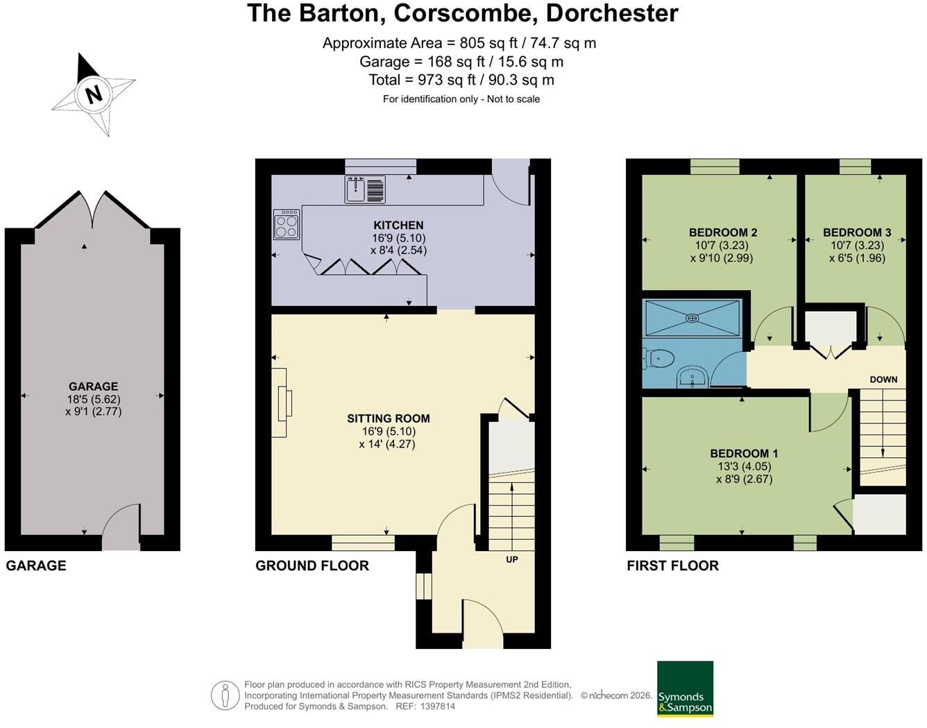 The Barton, Corscombe, Dorchester floorplan