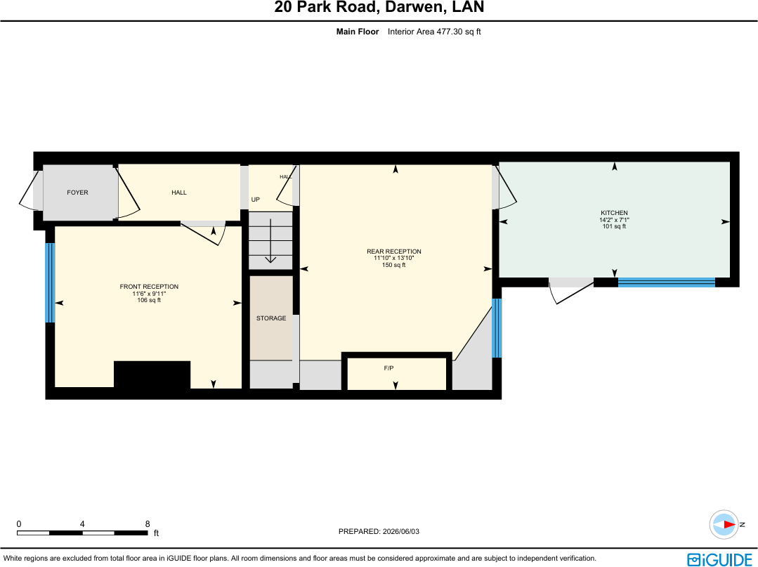 Park Road, Darwen, Lancashire, BB3 floorplan