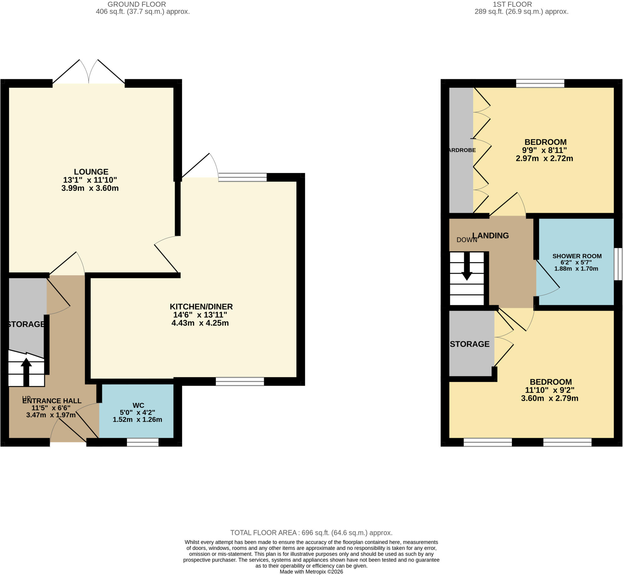 Bryant Way, Toddington, Dunstable, Bedfordshire, LU5 floorplan