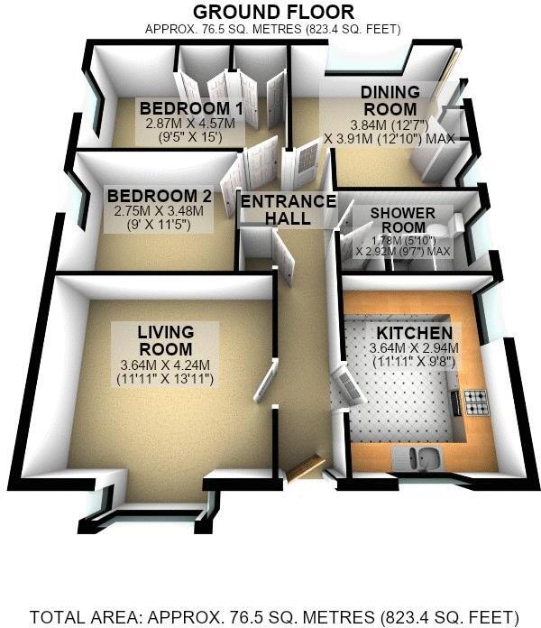 Park Crescent, Abergavenny floorplan