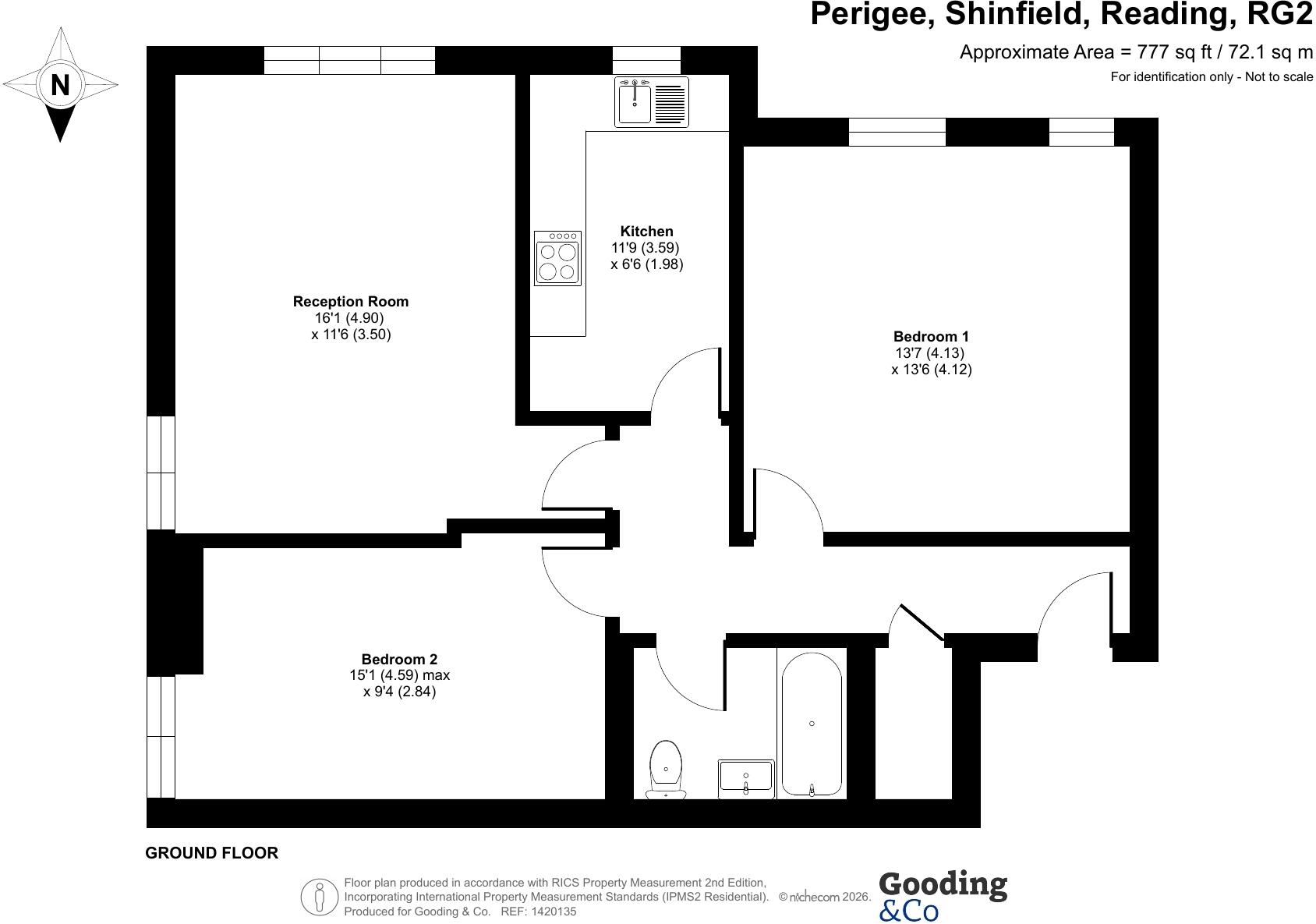 Perigee, Shinfield, RG2 floorplan