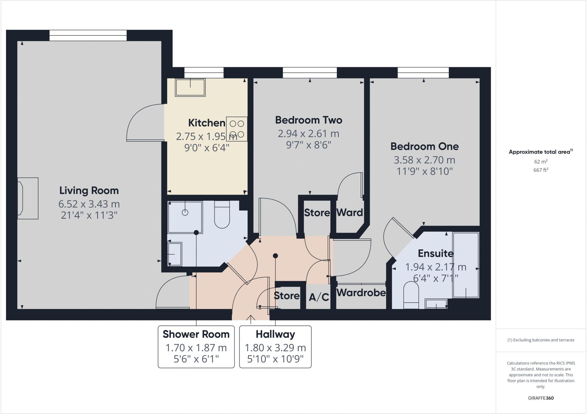 Pegasus Court, Caterham Valley floorplan