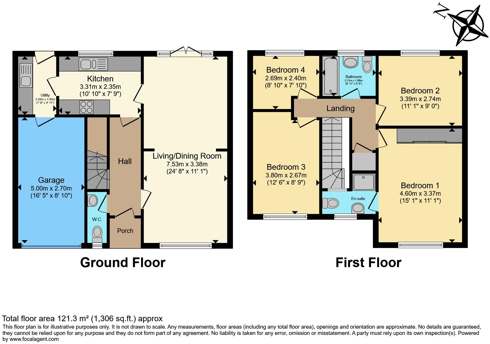 Edgewood Drive, Luton, LU2 floorplan