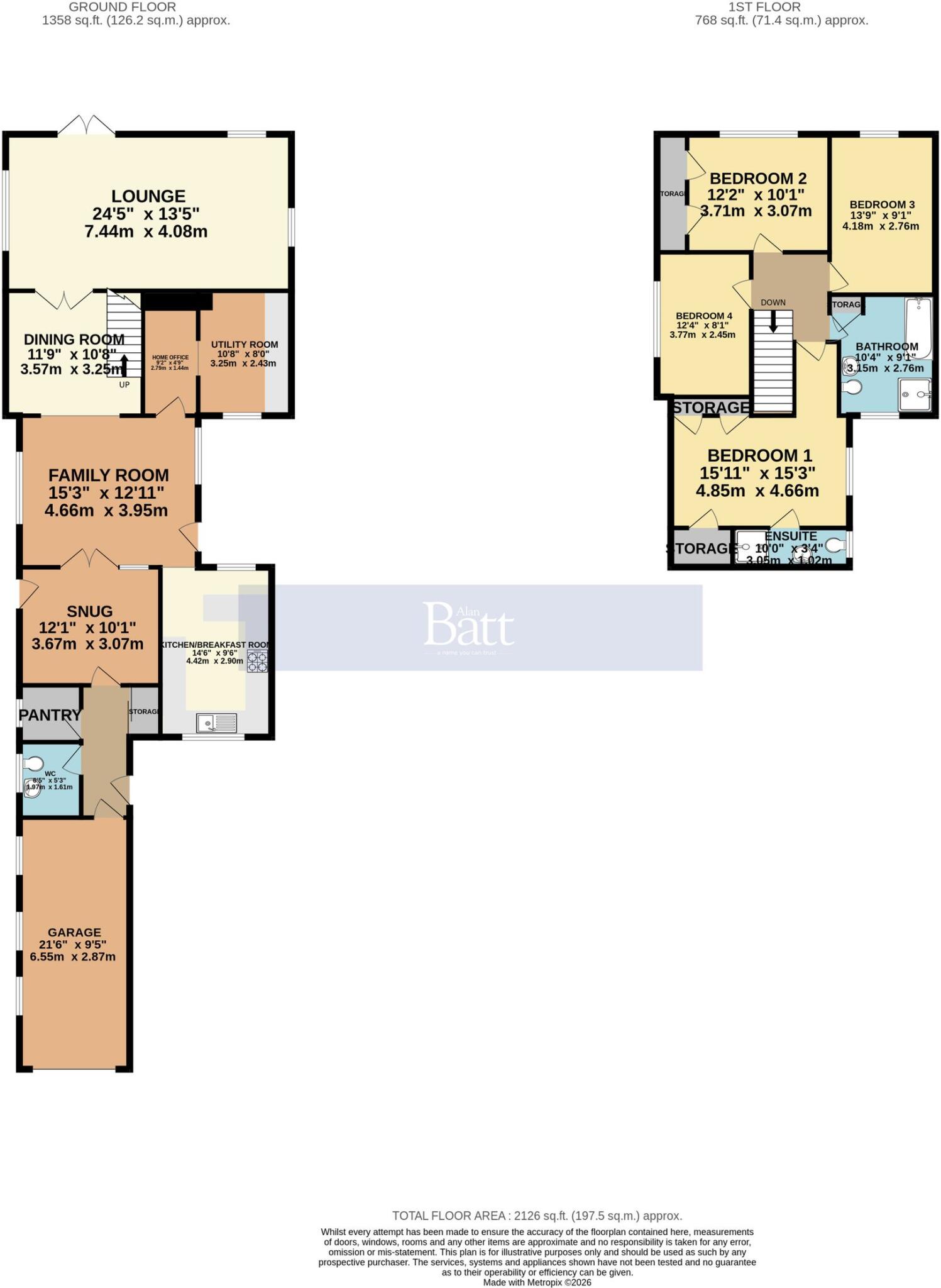 Castle Hill Road, Hindley, WN2 floorplan