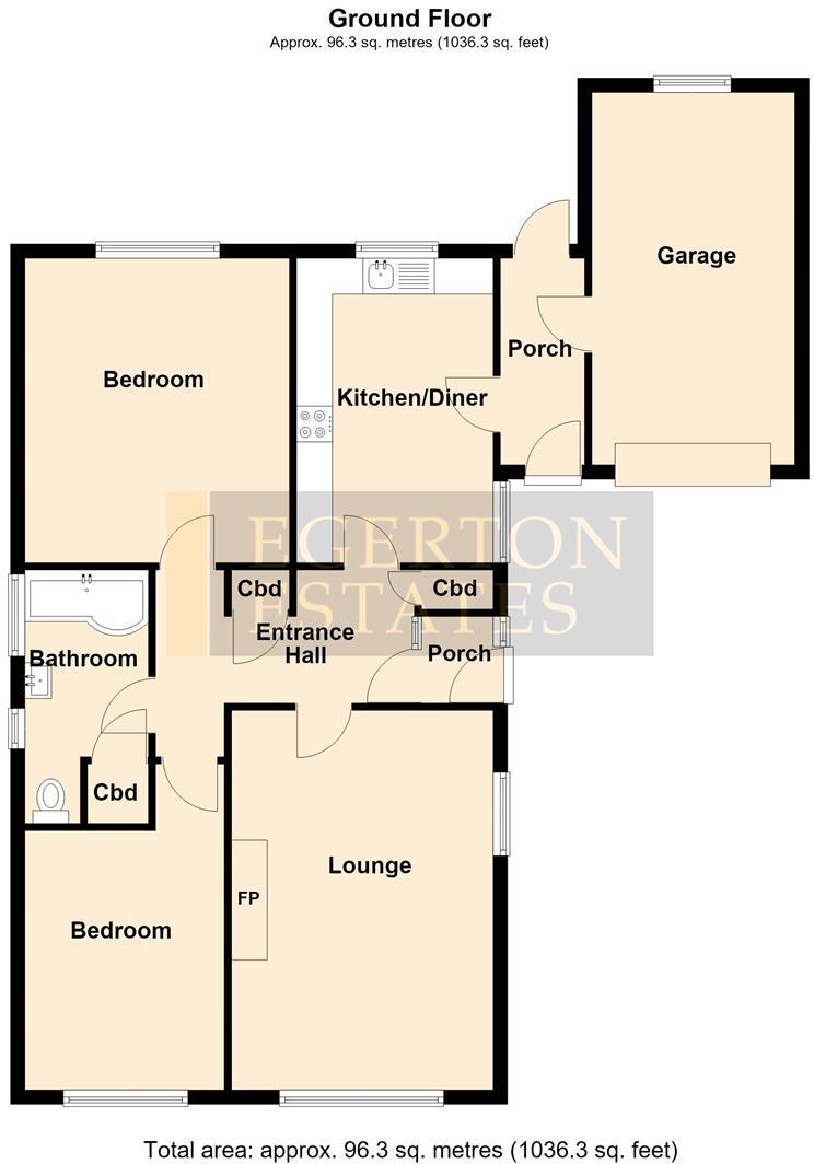 Minffordd, Benllech floorplan