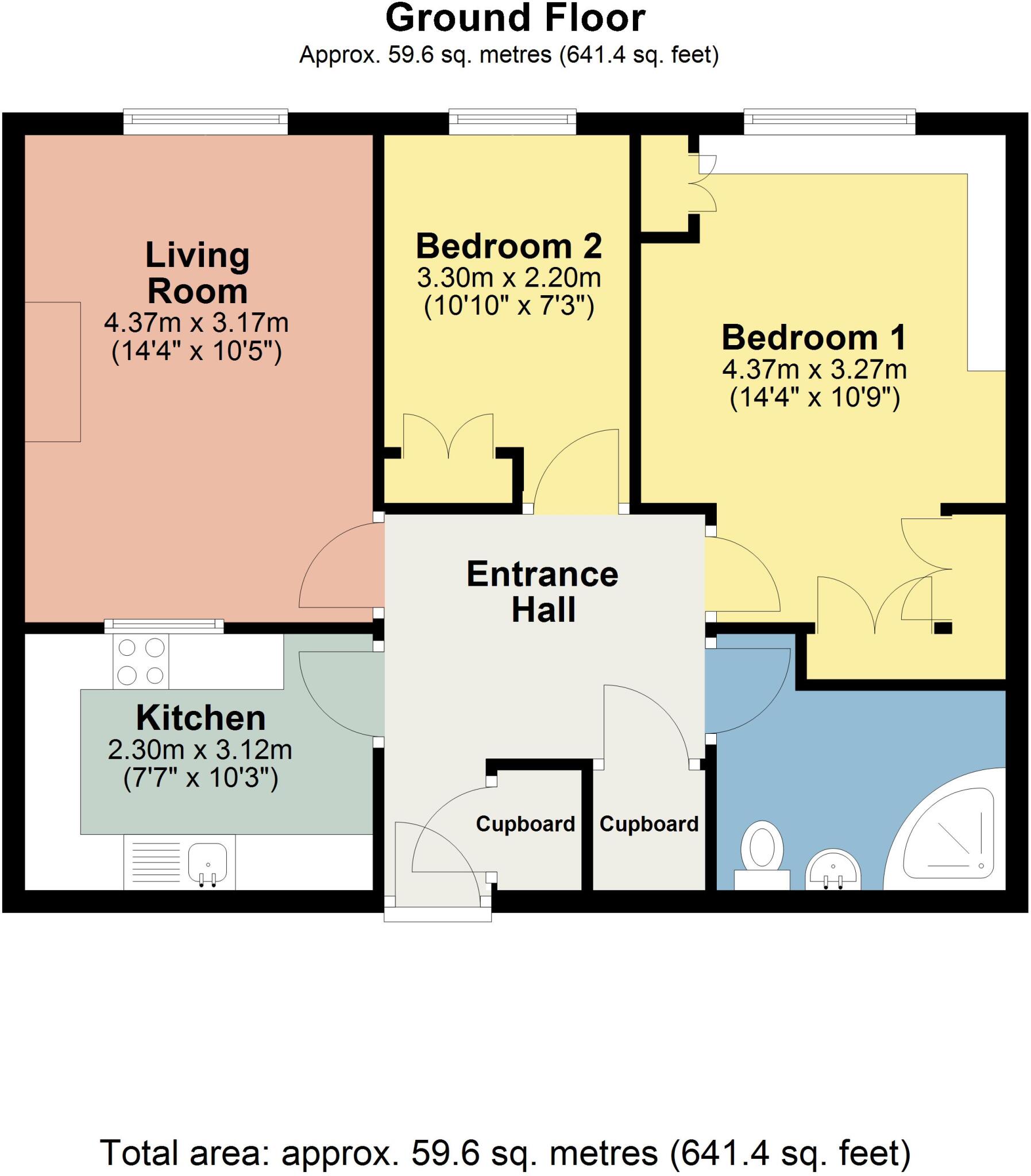 Ashleigh Court, Station Road, Arnside, LA5 0JH floorplan
