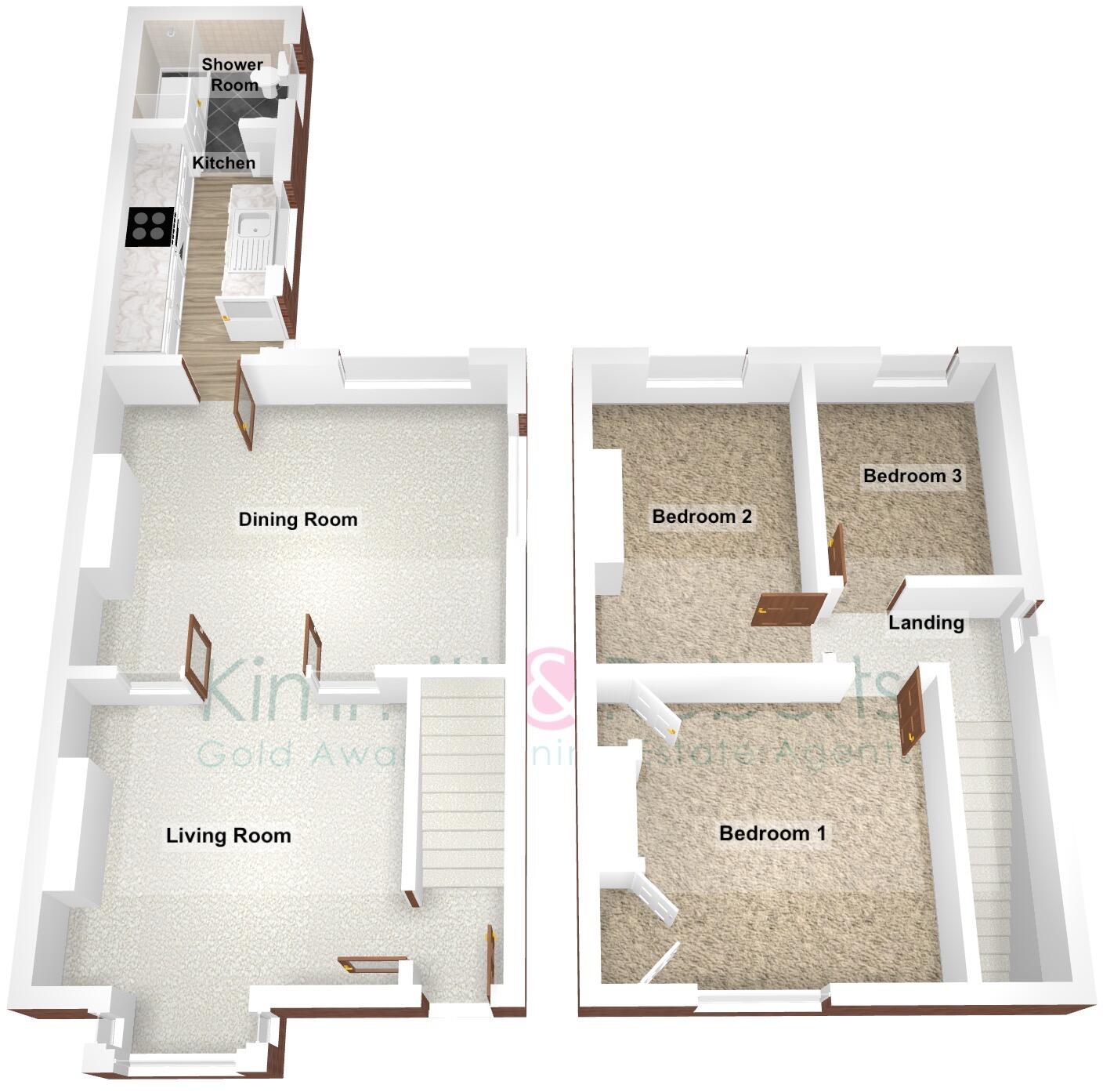 Doxford Avenue, Hetton-Le-Hole, Houghton le Spring, Tyne and Wear, DH5 9PX floorplan