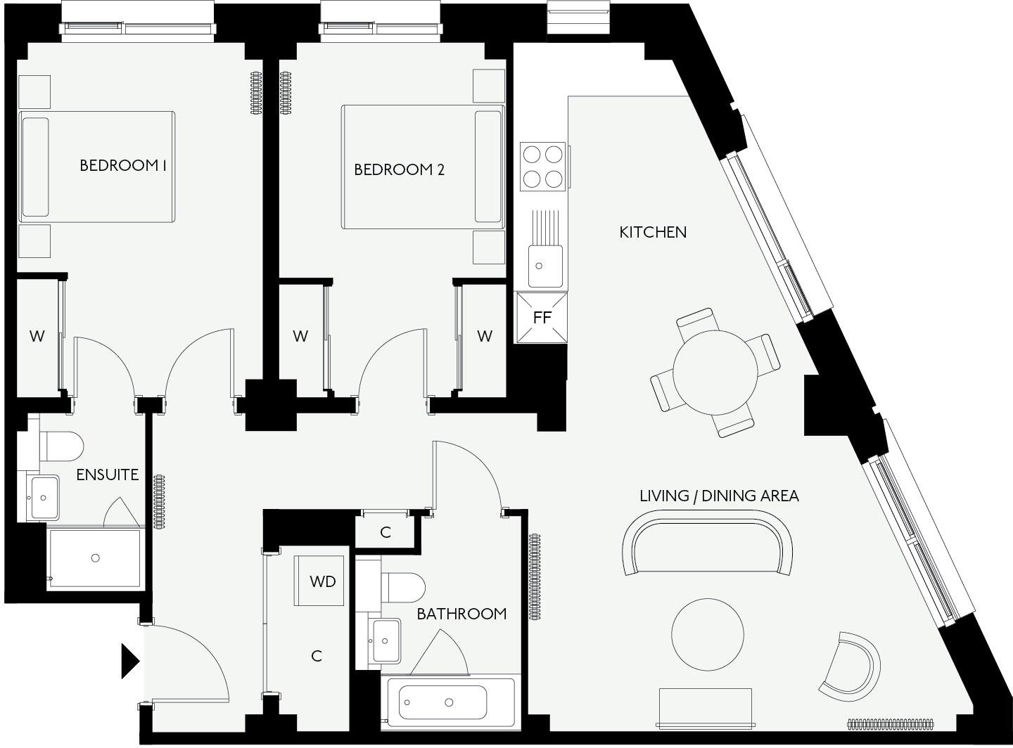 Eades Apartments, Selborne Road, London, E17 7GD floorplan